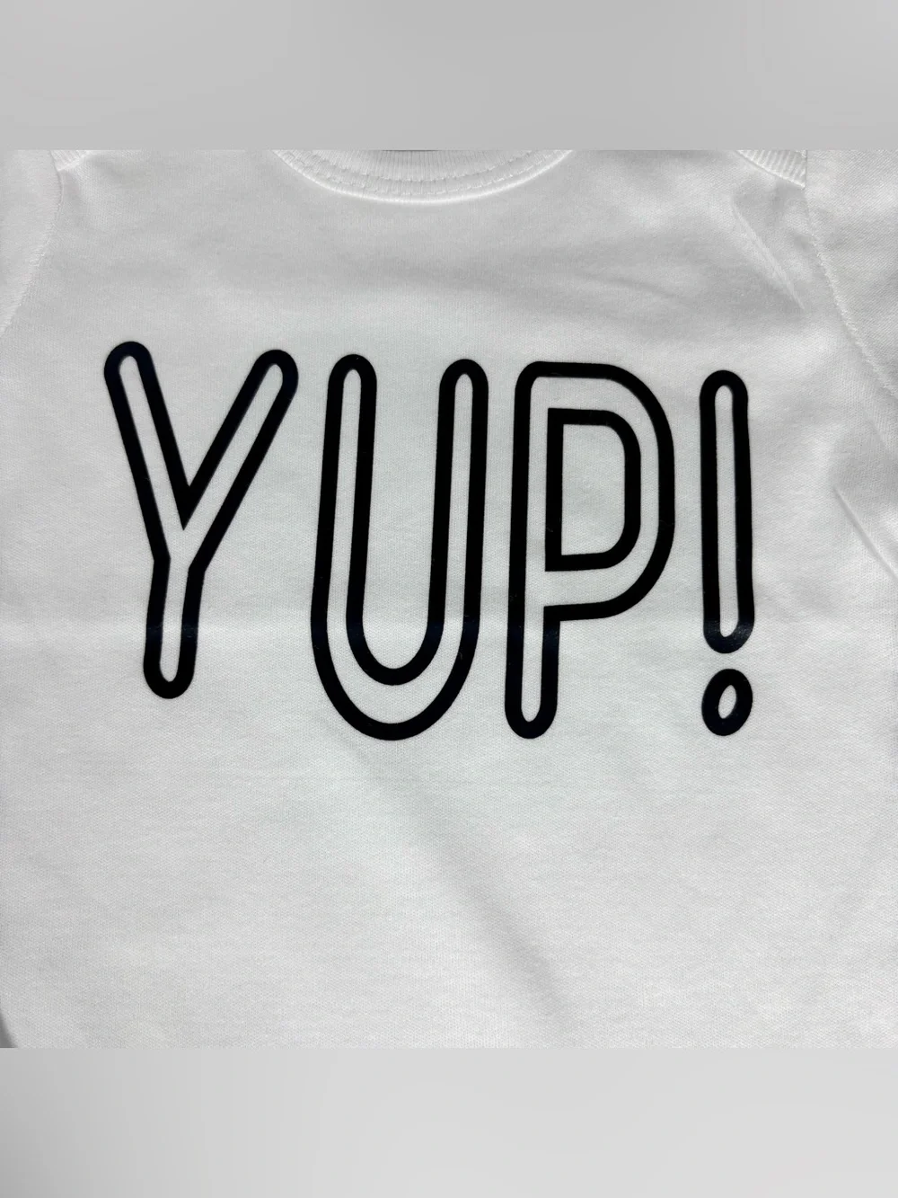 NWOT Set of Matching Graphic Onesies “Did We Just Become Best Friends? YUP!”